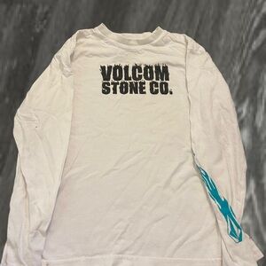 Volcom White Graphic Tee